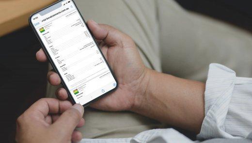 Boral connects interface on a phone